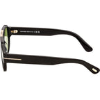 Tom Ford Pablo 02 FT1407 Shiny Black Green Side