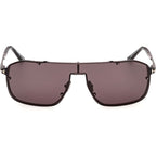 Tom Ford Rock 02 FT1411 Shiny Gunmetal Smoke Front