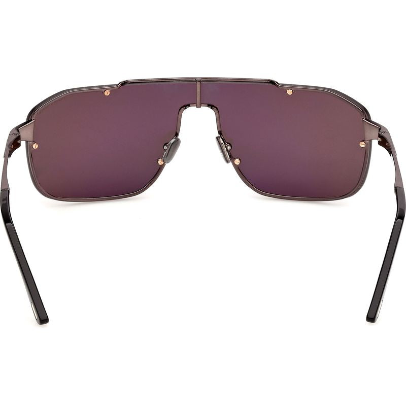 Tom Ford Rock 02 FT1411 Shiny Gunmetal Smoke Inner