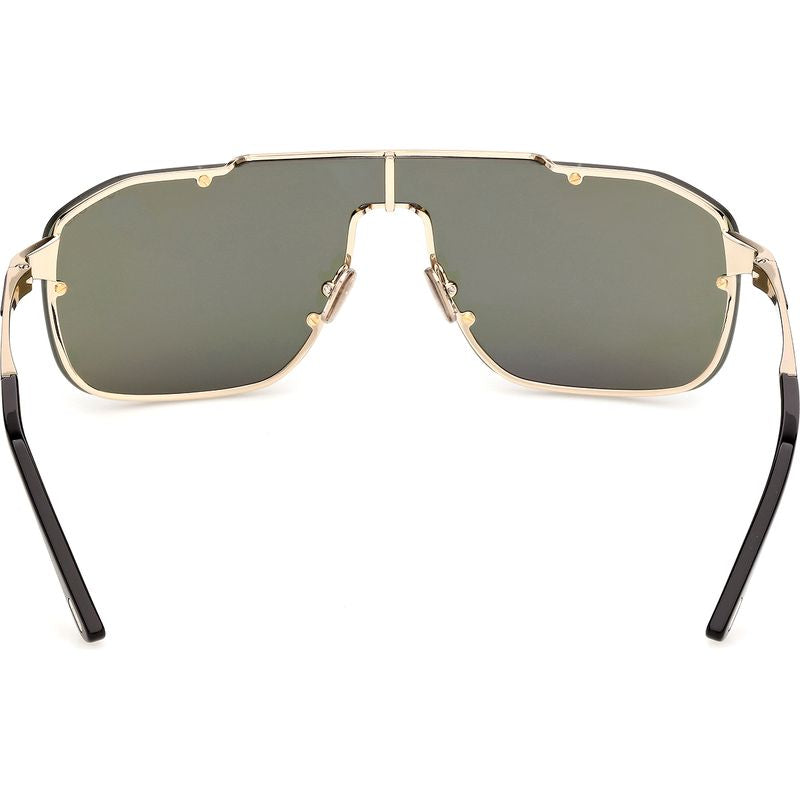 Tom Ford Rock 02 FT1411 Shiny Pale Gold Green Inner