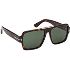 Tom Ford Sean 02 FT14078 Dark Havana Green Angle2