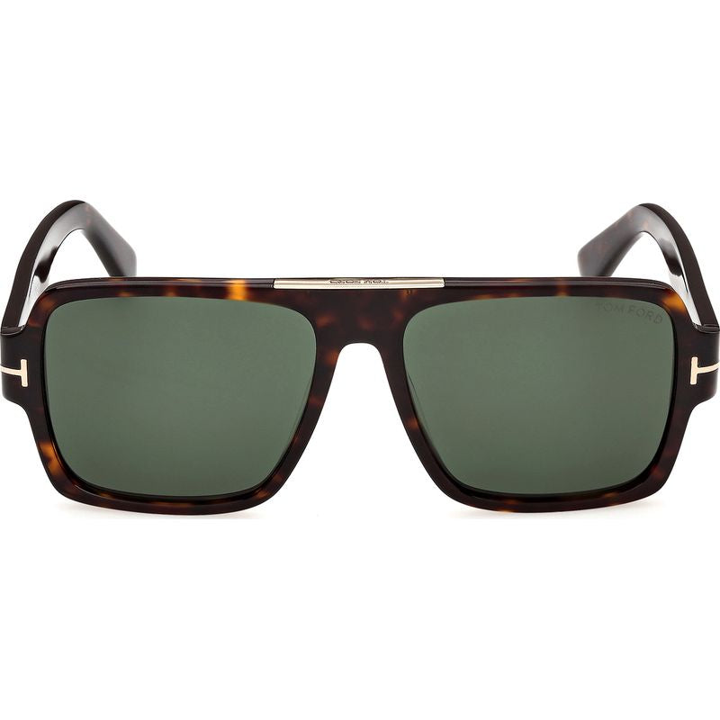 Tom Ford Sean 02 FT14078 Dark Havana Green Front
