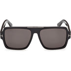 Tom Ford Sean 02 FT1408N Shiny Black Smoke Front