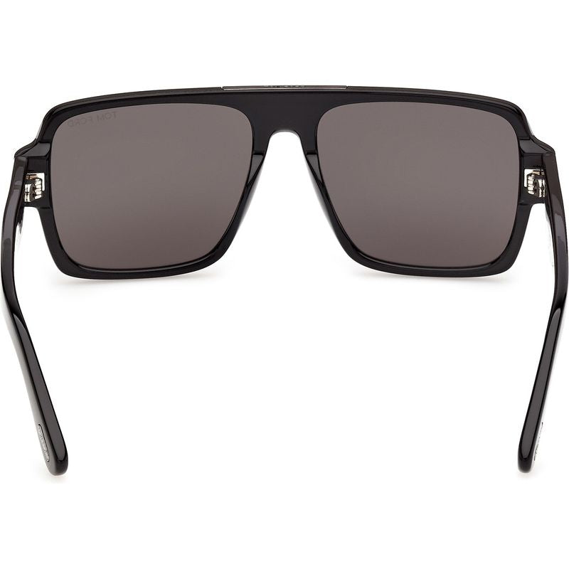 Tom Ford Sean 02 FT1408N Shiny Black Smoke Inner