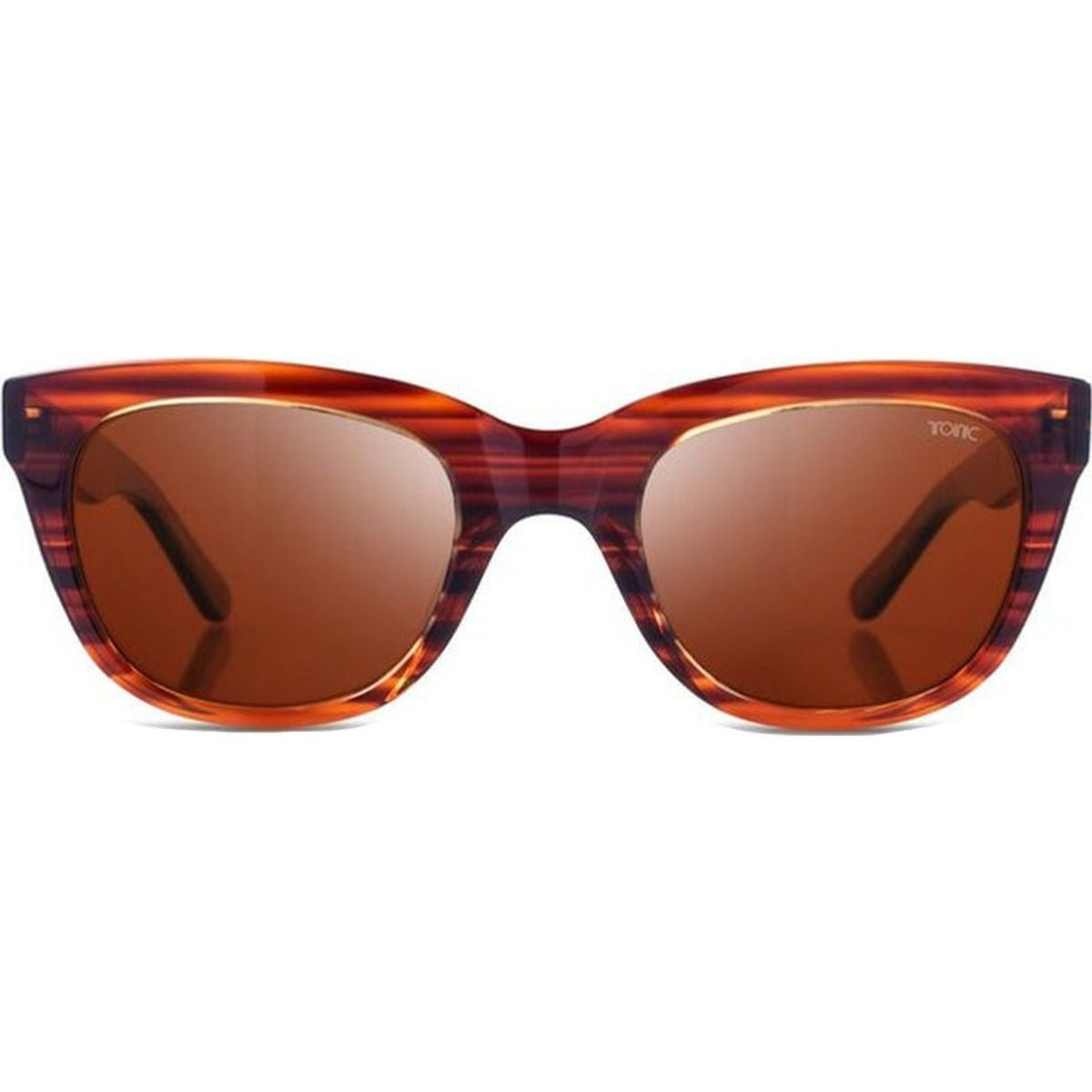 Flemington, Shiny Brown/Copper Photochromic Polarised Glass Lenses