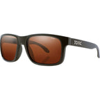Mo, Matte Black/Copper Photochromic Polarised Glass Lenses
