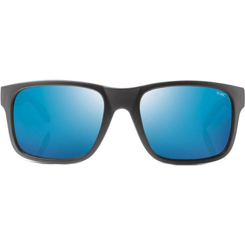 Mo, Matte Black/Blue Mirror Polarised Glass Lenses
