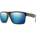 Outback, Matte Black/Blue Mirror Polarised Glass Lenses