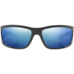 Shimmer, Matte Black/Blue Mirror Polarised Glass Lenses