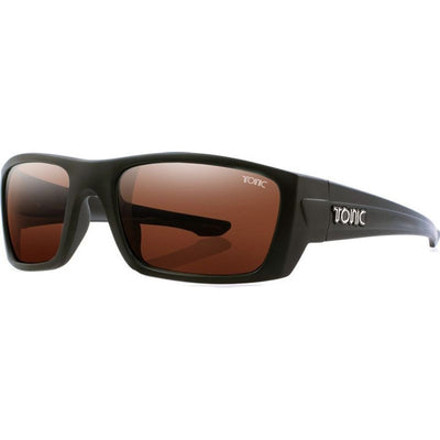 Youranium, Matte Black/Copper Photochromic Polarised Glass Lenses