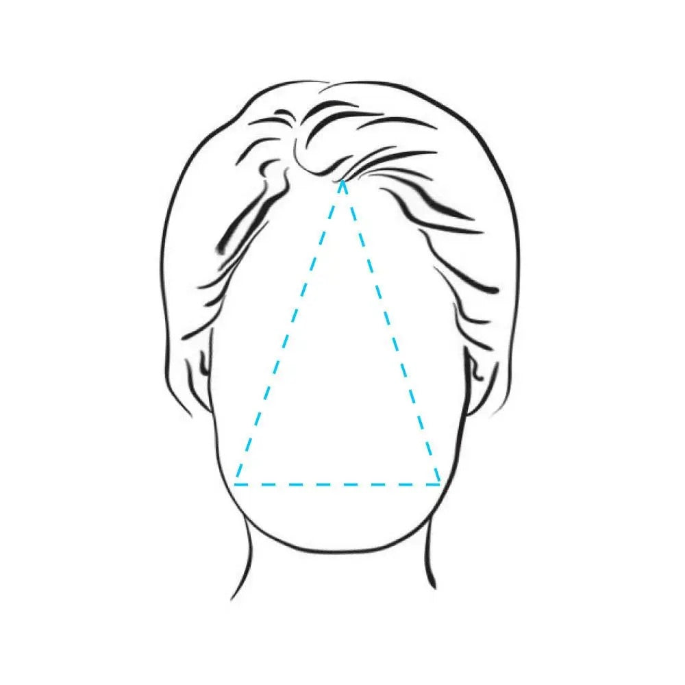 Triangle Face Shape Icon
