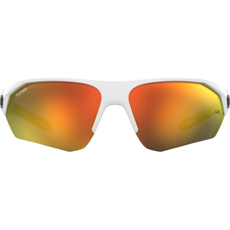 UA 0001/G/S, Matte White and Black/Orange Mirror Lenses