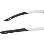 UA 0001/G/S, Matte White and Black/Orange Mirror Lenses