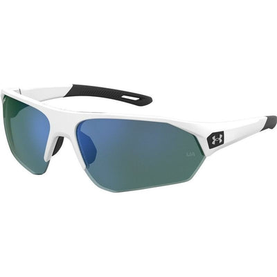 UA 0001/G/S, White and Black/Green Blue Mirror Lenses