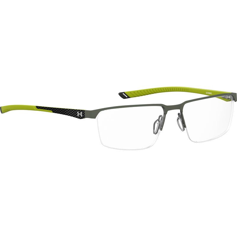 UA 5049/G, Matte Dark Ruthenium Green/Clear Lenses