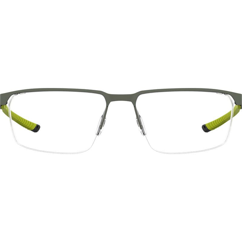 UA 5049/G, Matte Dark Ruthenium Green/Clear Lenses