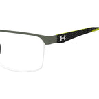 UA 5049/G, Matte Dark Ruthenium Green/Clear Lenses