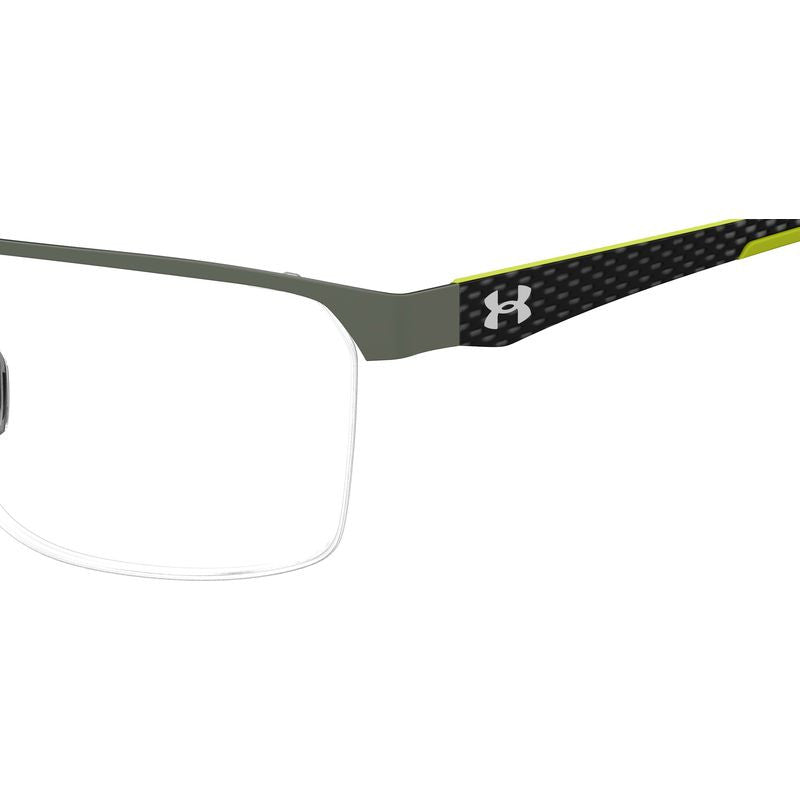UA 5049/G, Matte Dark Ruthenium Green/Clear Lenses
