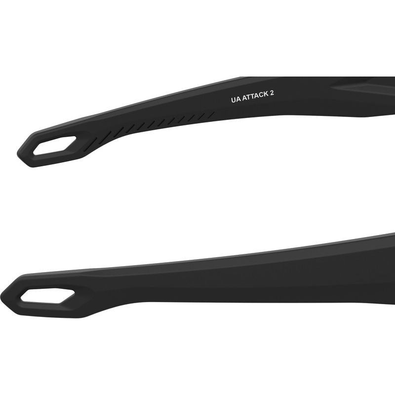 UA Attack 2, Black/Blue Mirror Lenses