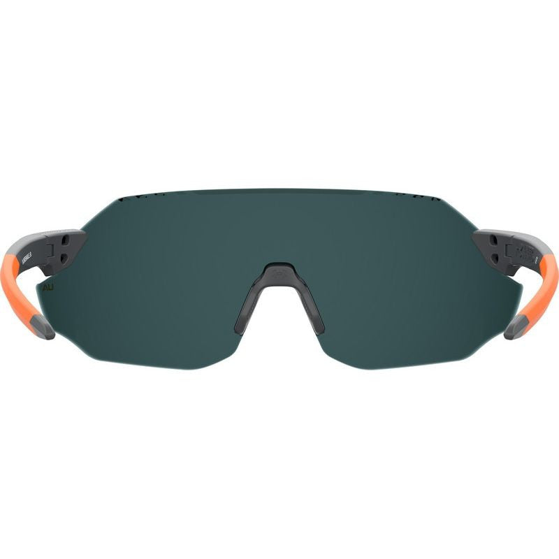 UA Halftime/F, Matte Grey and Orange/Orange Mirror Lenses
