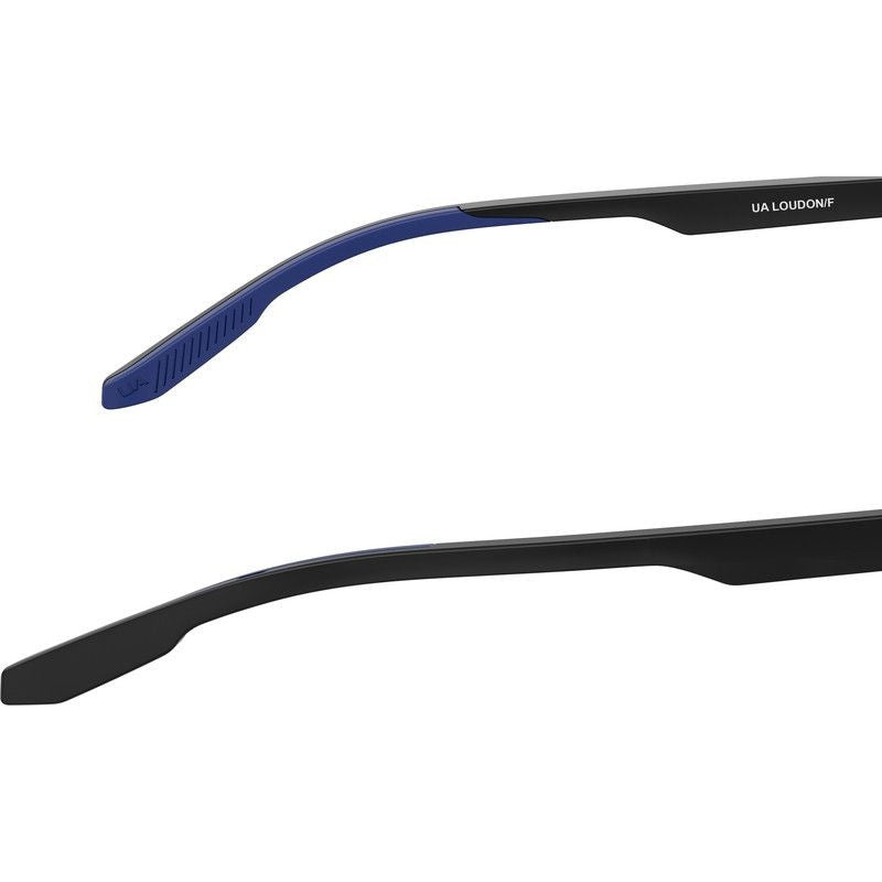 UA Loudon, Black and Blue/Blue Mirror Lenses