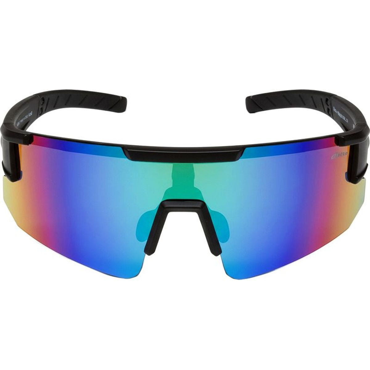 Blaze, Matte Black/Green Mirror Polarised Lenses