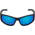 Flex Safety RSU5507, Matte Black/Blue Mirror Lenses