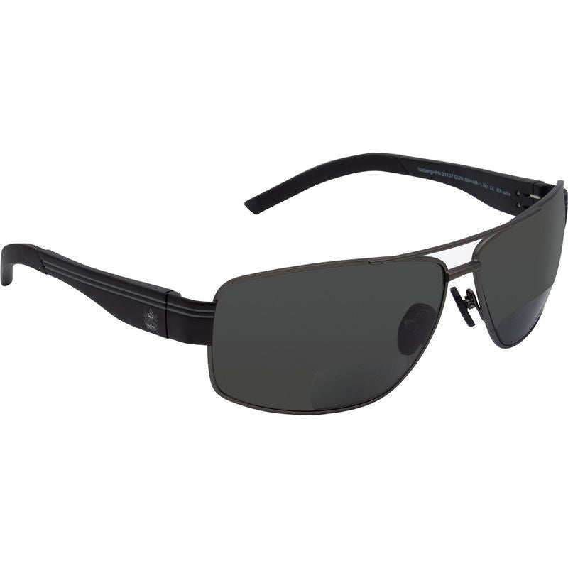 Iceberg, Gunmetal/Bifocal +2.5 Smoke Polarised Lenses