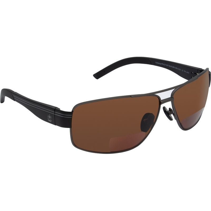 Iceberg, Gunmetal/Bifocal +1.5 Brown Polarised Lenses