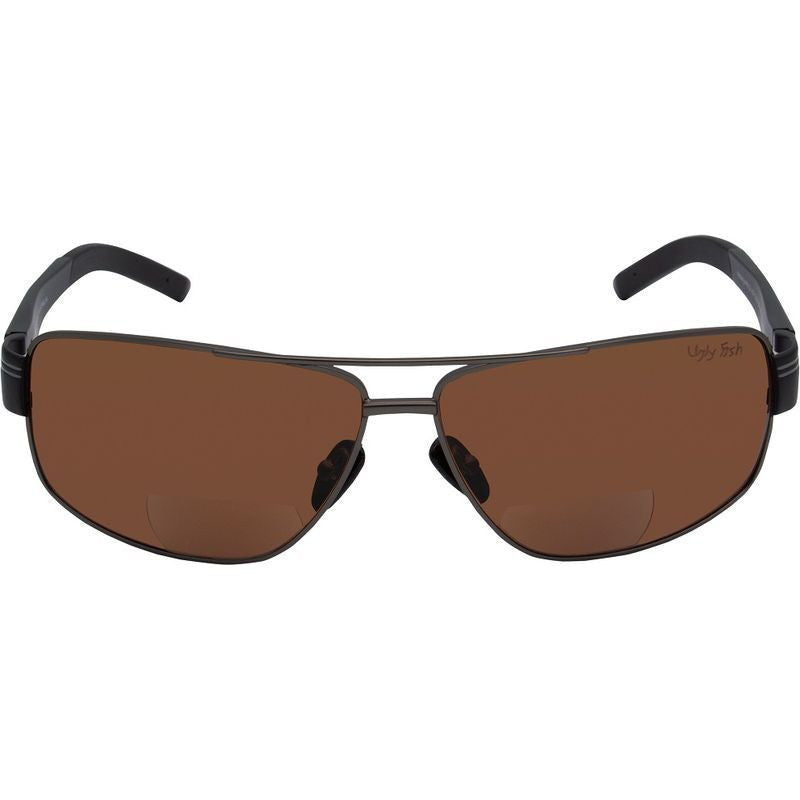 Iceberg, Gunmetal/Bifocal +1.5 Brown Polarised Lenses