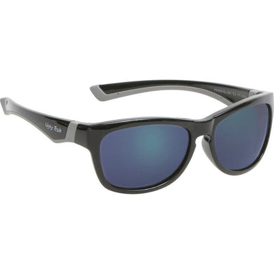 PK488 KIDS, Shiny Black/Blue Mirror Polarised Lenses