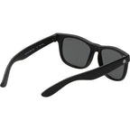 PKR765 RETRO, Matte Black/Smoke Polarised Lenses