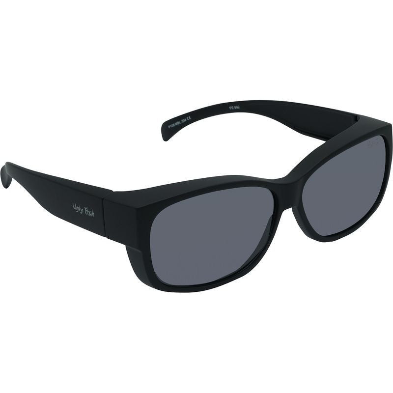 P108, Matte Black/Smoke Polarised Lenses