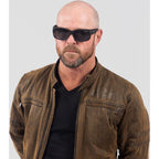 P108, Matte Black/Smoke Polarised Lenses