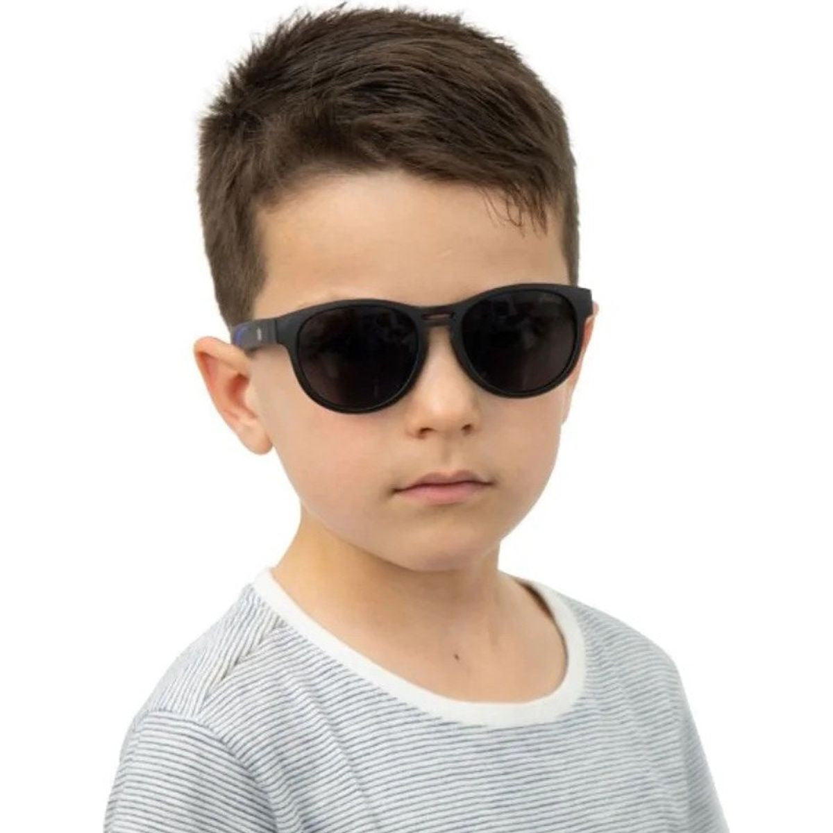 PKR788 RETRO, Matte Black/Smoke Polarised Lenses