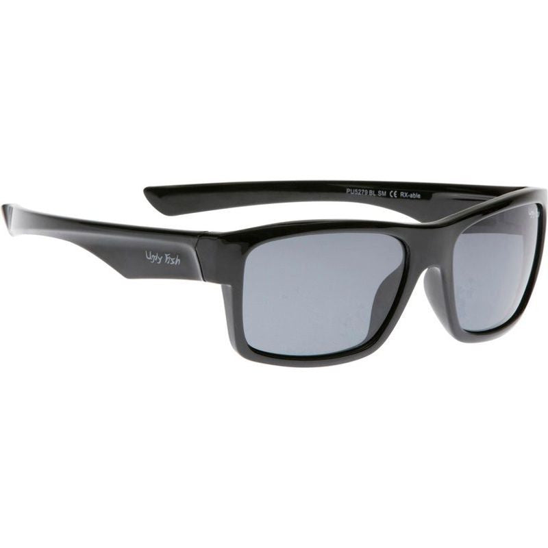 PU5279, Shiny Black /Smoke Polarised Lenses