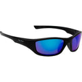 Slingshot Safety RS2730, Matte Black/Blue Mirror Lenses