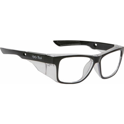 Sparkie Safety RS545RX, Matte Black/Clear Lenses