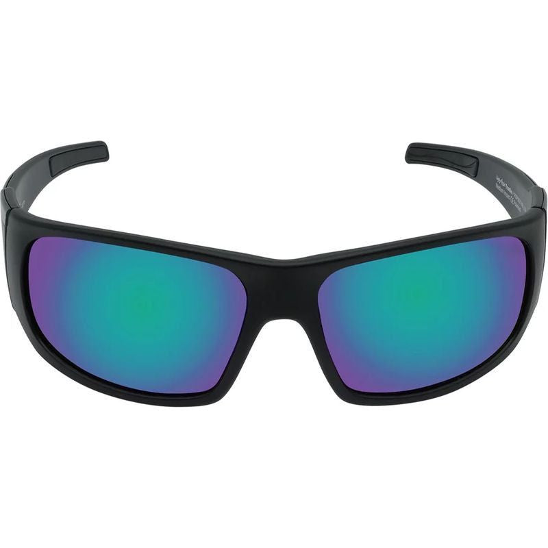 Tradie Safety RS5001, Matte Black/Green Mirror Polarised Lenses