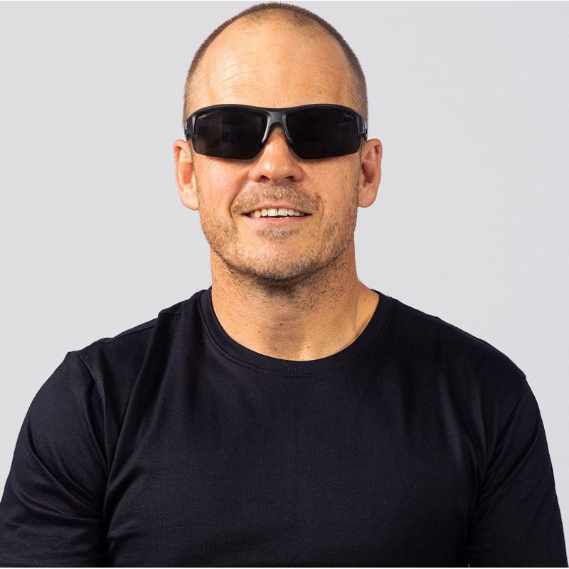 Wrench Safety RSP7003, Matte Black/Smoke Polarised Lenses