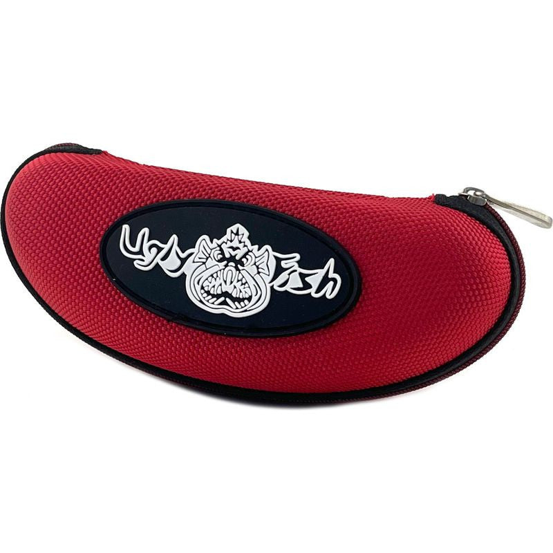 Kids Ugly Fish Brand Zip Case, Red and Black