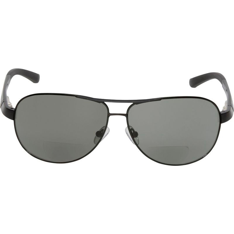Galaxy, Matte Black/Bifocal + 2.5 Smoke Polarised Lenses