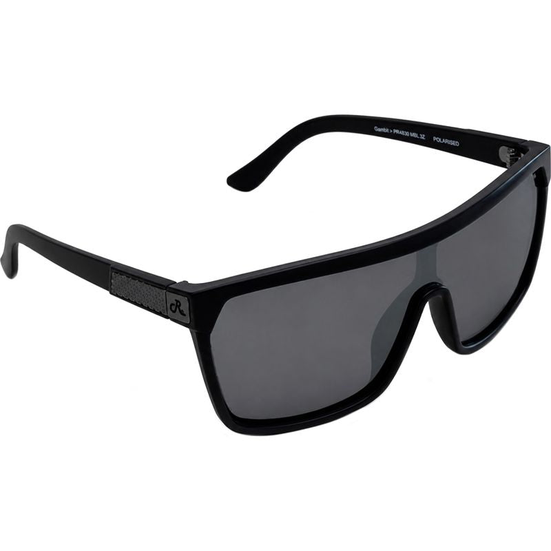 Ugly Fish Gambit PR4830 Matte Black Smoke Polarised Angle