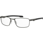 UA 5063/G, Matte Dark Ruthenium Black/Clear Lenses