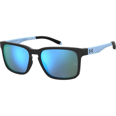 UA Assist 2, Matte Black and Blue/Blue Mirror Lenses