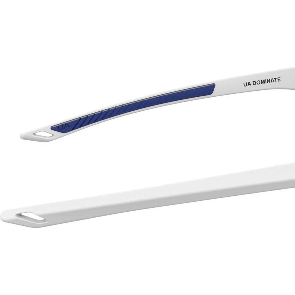 UA Dominate, Matte White/Blue Mirror Lenses