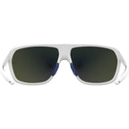 UA Dominate, Matte White/Blue Mirror Lenses