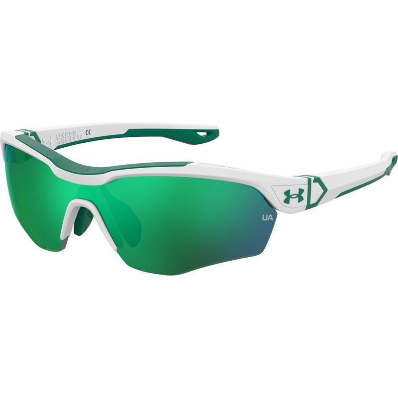 UA Yard Pro Jr, White Green/Green Mirror Lenses