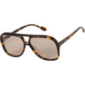 Bang, Dark Tortoise with Matte Black Metal Trim/Light Brown Lenses