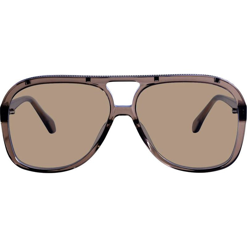 Bang, Transparent Mocha with Rose Gold Metal Trim/Light Brown Lenses